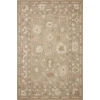 Chris Loves Julia x Loloi Dorothea Khaki / Dove DRT-02 11ft.-6in. X 15ft. Rect. Rug