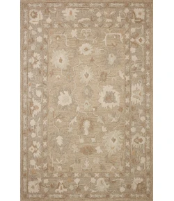 Chris Loves Julia x Loloi Dorothea Khaki / Dove DRT-02 2ft.-3in. X 3ft.-9in. Rect. Rug