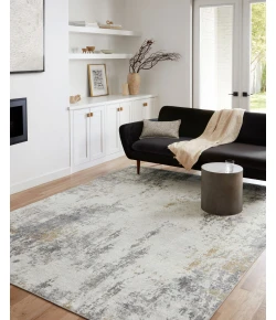 Loloi Drift DRI-02 IVORY / GRANITE Area Rug 2 ft. 0 in. X 5 ft. 0 in. Rectangle