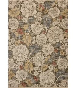 Loloi Eileen Olive / Multi ELE-03 3ft. X 3ft. Round Rug