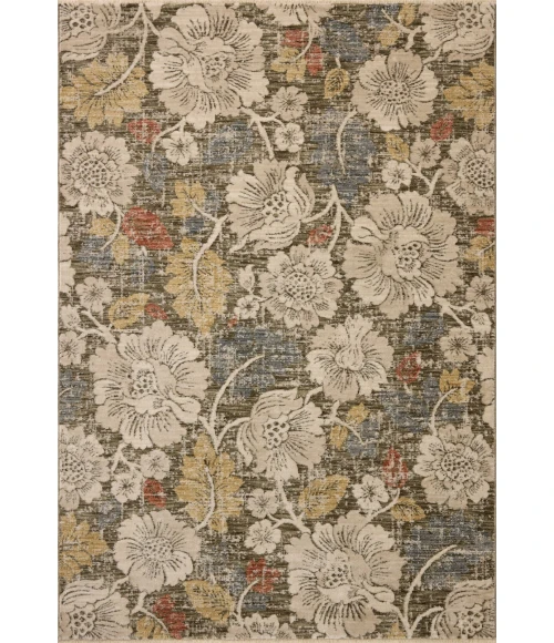 Loloi Eileen Olive / Multi ELE-03 3ft. X 3ft. Round Rug