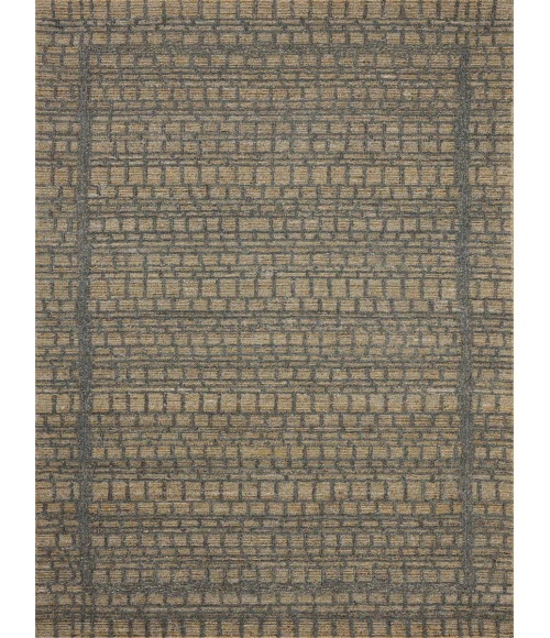Loloi Elias Wheat / Charcoal ELA-05 5 ft. X 7 ft. 6 in. Rectangle Rug