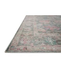 Loloi II Elysium Collection Graphite / Multi 3'-6" X 5'-6" Accent Rug