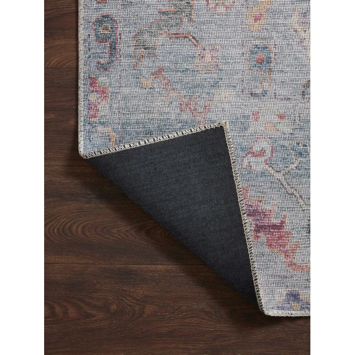 Loloi II Elysium Collection Denim / Multi 18" X 18" Sample Rug