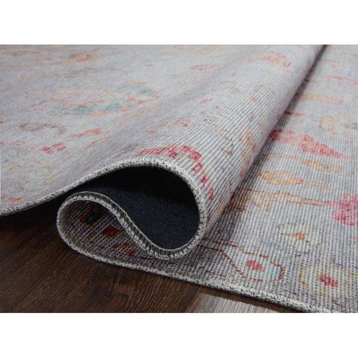 Loloi II Elysium Collection Silver / Multi 2'-6" X 7'-6" Runner Rug