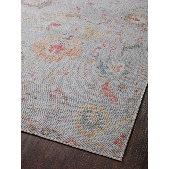Loloi II Elysium Collection Silver / Multi 2'-6" X 7'-6" Runner Rug