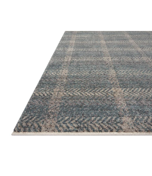 Angela Rose x Loloi Ember Blue / Beige EMB-03 2 ft. 3 in. X 3 ft. 10 in. Rectangle Rug