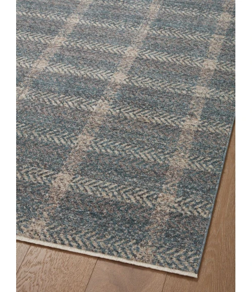 Angela Rose x Loloi Ember Blue / Beige EMB-03 2 ft. 3 in. X 3 ft. 10 in. Rectangle Rug