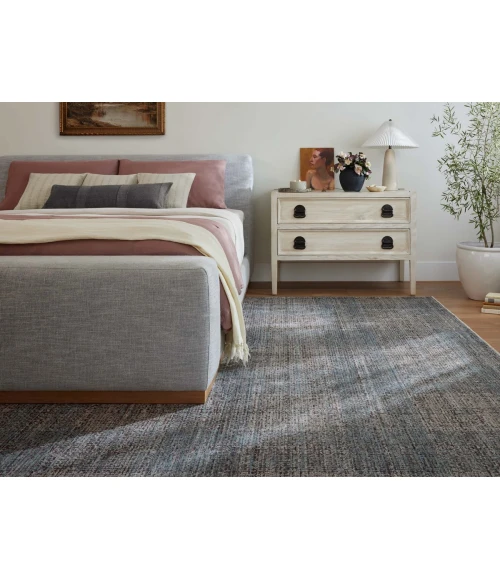 Angela Rose x Loloi Ember Denim / Charcoal EMB-09 7 ft. 10 in. X 10 ft. Rectangle Rug