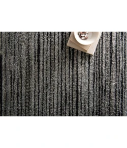 Loloi Emory Grey / Black EB-02 3ft.-10in. X 5ft.-7in. Rect. Rug