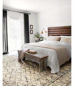 Loloi Emory EB-09 HEATHER GRAY / BLACK Area Rug 8 ft. 11 in. X 12 ft. 5 in. Rectangle