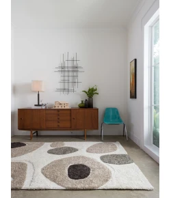 Loloi Enchant EN-04 IVORY / MULTI Area Rug 7 ft. 7 in. X 7 ft. 7 in. Square