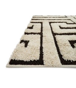 Loloi Enchant EN-28 IVORY / BROWN Area Rug 2 ft. 3 in. X 12 ft. Rectangle