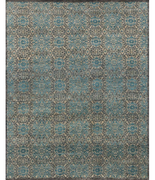 Loloi II Essex EQ-02 Twill / Blue 2'-6" x 20'-0" Area Rug
