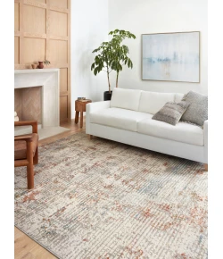 Loloi Estelle EST-04 IVORY / MULTI Area Rug 6 ft. 7 in. X 9 ft. 10 in. Rectangle