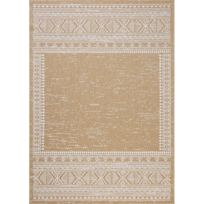 Loloi Easton Ivory / Wheat ESN-01 18in. X 18in. Sample Rect. Rug