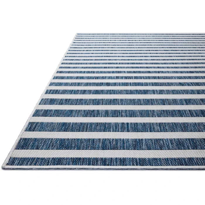 Loloi Easton Denim / Ivory ESN-03 7ft.-10in. X 10ft. Rect. Rug