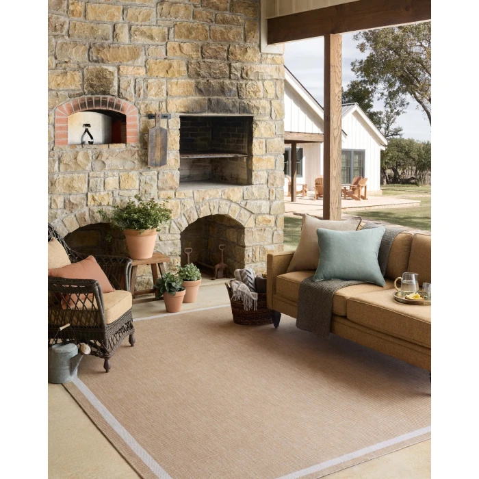 Loloi Easton Wheat / Ivory ESN-05 4ft. X 6ft. Rect. Rug