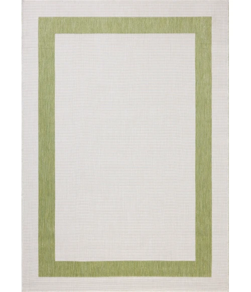 Loloi Easton Green / Ivory ESN-07 2ft.-3in. X 3ft.-9in. Rect. Rug