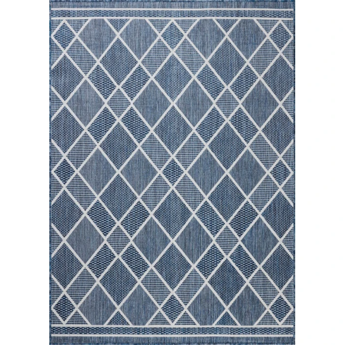 Loloi Easton Ivory / Denim ESN-08 8ft.-6in. X 11ft.-6in. Rect. Rug