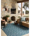 Loloi Easton Fog / Teal ESN-10 2ft.-3in. X 3ft.-9in. Rect. Rug