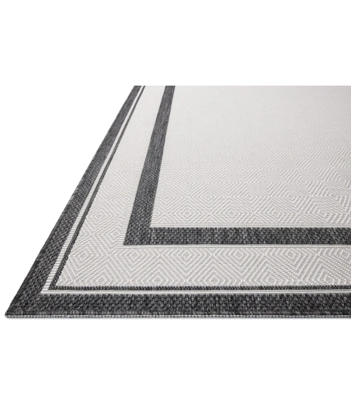 Loloi Easton Onyx / Ivory ESN-11 2ft.-3in. X 3ft.-9in. Rect. Rug