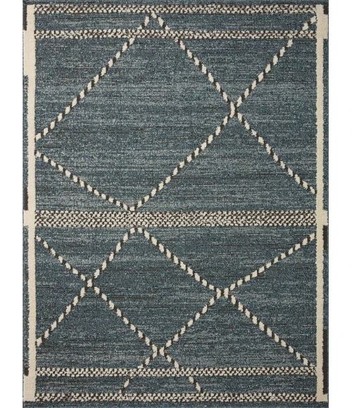 Loloi II Fabian Denim / Charcoal 2'-7" x 10'-0" Runner Rug