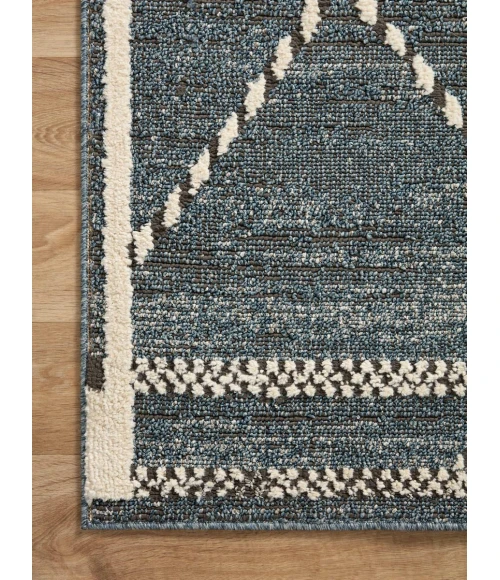 Loloi II Fabian Denim / Charcoal 2'-7" x 10'-0" Runner Rug