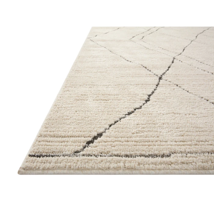 Loloi II Fabian Ivory / Charcoal 7'-10" x 10' Area Rug