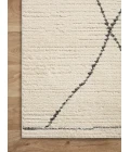 Loloi II Fabian Ivory / Charcoal 5'-3" x 7'-6" Area Rug