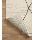 Loloi II Fabian Ivory / Charcoal 5'-3" x 7'-6" Area Rug
