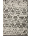 Loloi II Fabian Charcoal / Ivory 5'-3" x 7'-6" Area Rug