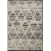 Loloi Fabian FAB-03 Charcoal / Ivory Area Rug 18 in. X 18 in. Sample