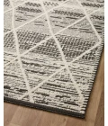 Loloi II Fabian Charcoal / Ivory 5'-3" x 7'-6" Area Rug
