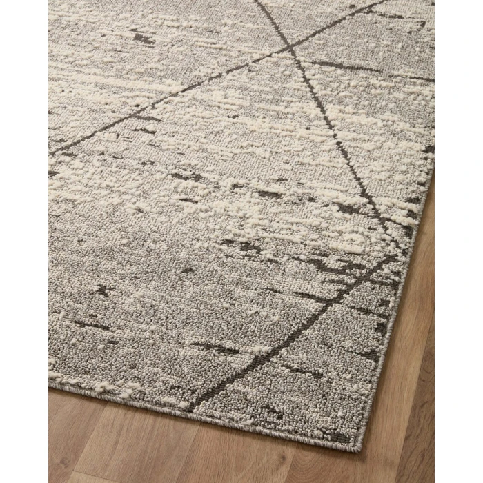 Loloi II Fabian Grey / Charcoal 2'-7" x 10'-0" Runner Rug