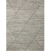 Loloi Fabian FAB-06 Charcoal / Ivory Area Rug 2 ft. 7 in. X 10 ft. 0 in. Rectangle