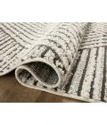 Loloi II Fabian Charcoal / Ivory 2'-7" x 12'-0" Runner Rug