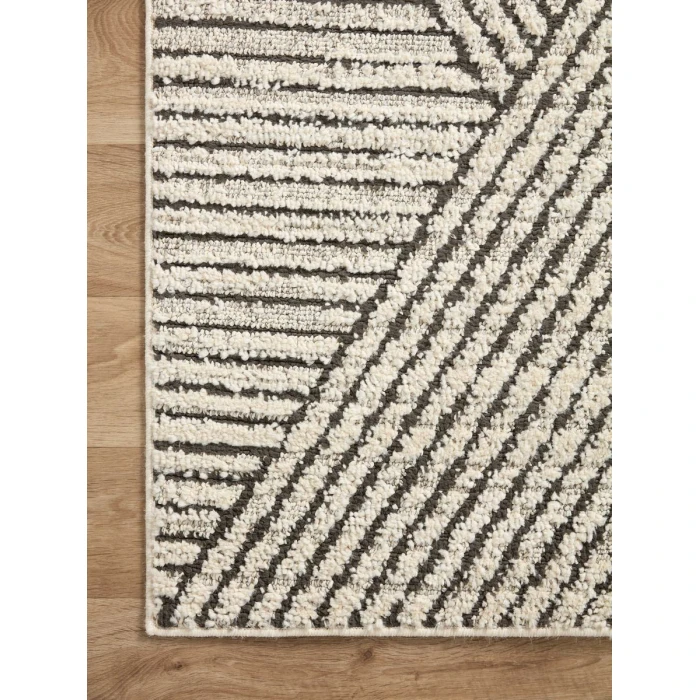 Loloi Fabian Charcoal / Ivory FAB-06 7 ft. 10 in. X 10 ft. Rectangle Rug