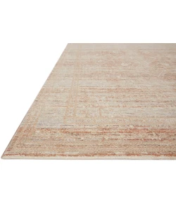 Loloi Faye Terracotta / Sky FAY-08 5ft.-7in. X 5ft.-7in. Round Rug