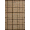 Chris Loves Julia x Loloi Fletcher Natural / Black FLE-01 3ft.-6in. X 5ft.-6in. Rect. Rug