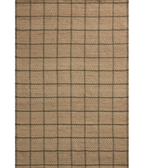Chris Loves Julia x Loloi Fletcher Natural / Olive FLE-01 3ft.-6in. X 5ft.-6in. Rect. Rug