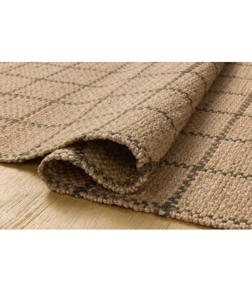 Chris Loves Julia x Loloi Fletcher Natural / Olive FLE-01 3ft.-6in. X 5ft.-6in. Rect. Rug