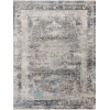 Loloi Franca FRN-03 black / SKY Area Rug 2 ft. 7 in. X 8 ft. 0 in. Rectangle