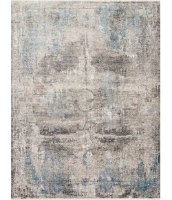 Loloi Franca Slate / Sky FRN-04 18 in. X 18 in. Sample Rug