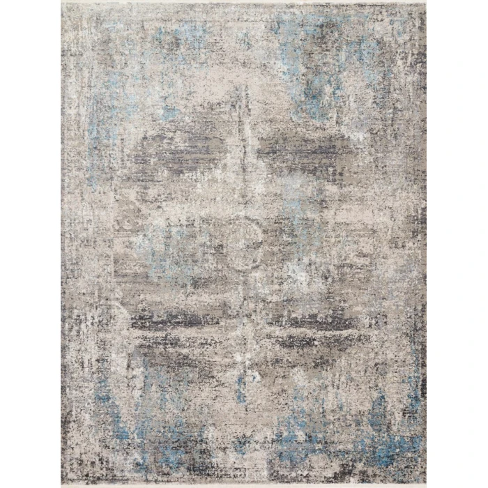 Loloi Franca Slate / Sky FRN-04 18 in. X 18 in. Sample Rug