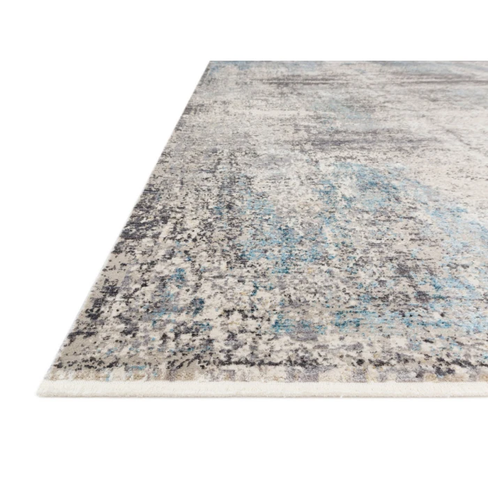 Loloi Franca Slate / Sky FRN-04 18 in. X 18 in. Sample Rug