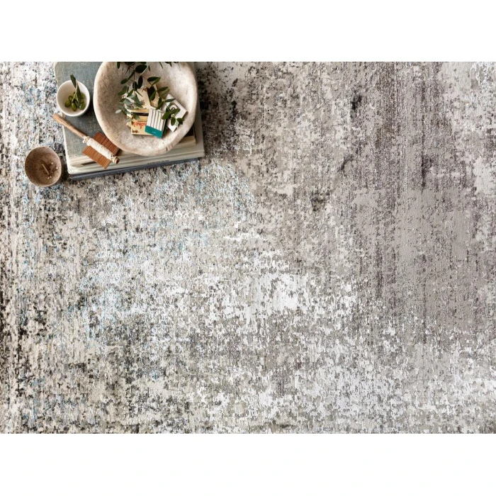 Loloi Franca Slate / Sky FRN-04 18 in. X 18 in. Sample Rug