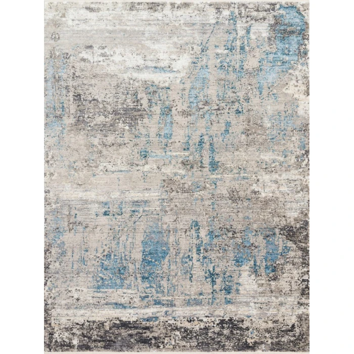 Loloi Franca Grey / Ocean FRN-05 18 in. X 18 in. Sample Rug
