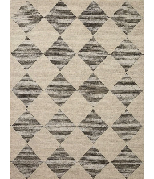 Chris Loves Julia x Loloi Francis Beige / Charcoal FRA-01 3 ft. 6 in. X 5 ft. 6 in. Rectangle Rug