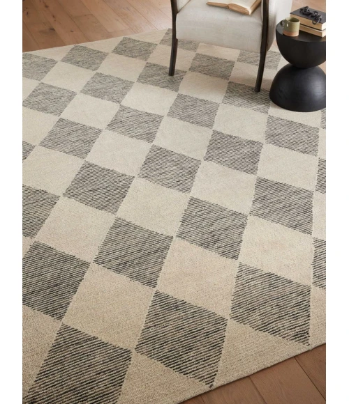 Chris Loves Julia x Loloi Francis Beige / Charcoal FRA-01 3 ft. 6 in. X 5 ft. 6 in. Rectangle Rug